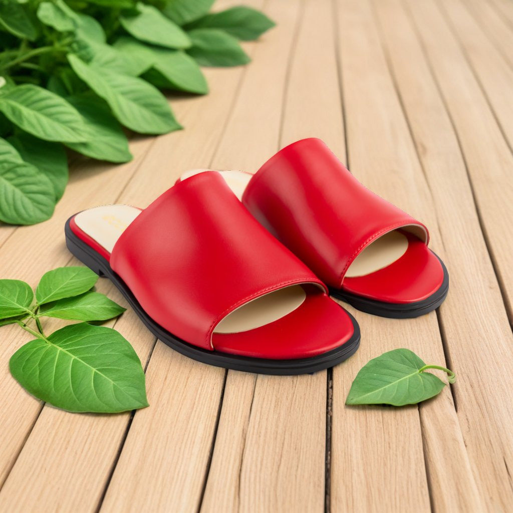 ECCO Flat Sandal II red
