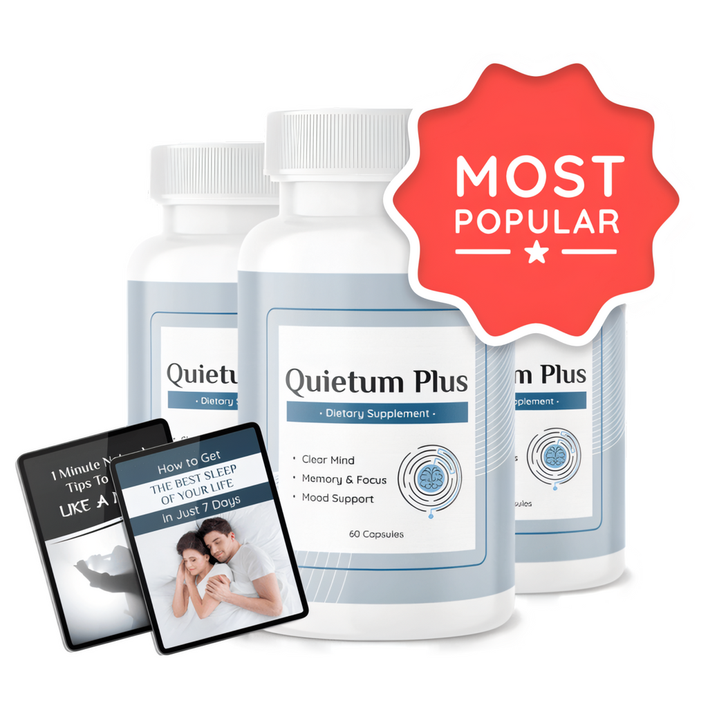 Quietum Plus - 3 Bottles + 2  Ebooks